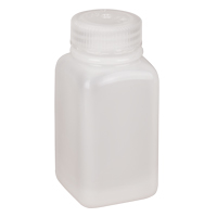Bouteilles peu encombrantes &agrave; prise facile, Carr&eacute;e, 6 oz, Plastique Distribution Industrielle GC