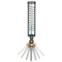 Variable Angle Industrial Thermometers, Contact, Analogue, 0-120°F (-17-49°C) Distribution Industrielle GC