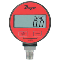 Manom&egrave;tre,  2-31/50", 100 psi, Fixation inf&eacute;rieure, Num&eacute;rique Distribution Industrielle GC