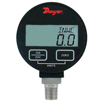 Manom&egrave;tre,  2-31/50", 200 psi, Fixation inf&eacute;rieure, Num&eacute;rique Distribution Industrielle GC