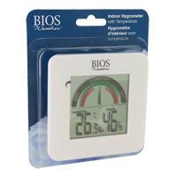 Hygrom&egrave;tres int&eacute;rieurs avec indicateur de confort BIOS, Contact, Num&eacute;rique, -58-158°F (-50-70°C) Distribution Industrielle GC