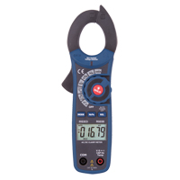True RMS AC/DC Clamp Meter with Calibration Certificate, AC/DC Voltage, AC/DC Current Distribution Industrielle GC
