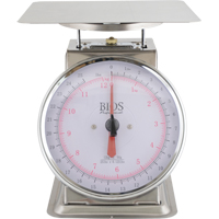 Balance &agrave; plateau sup&eacute;rieur, Capacit&eacute; 25 lb 12 kg, Graduations 0,125 lb / 50 g Distribution Industrielle GC