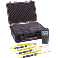 Thermocouple Thermometer Kit, Contact, Digital, -58-2000°F (-50-1300°C) Distribution Industrielle GC