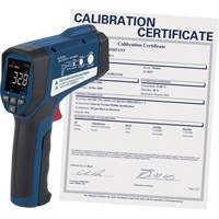 Thermom&egrave;tre &agrave; infrarouge professionnel avec certificat de calibration, -26 - 1472° F ( -32 - 800° C ), 30:1, &eacute;missivit&eacute; Ajustable Distribution Industrielle GC