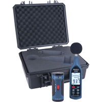 Ensemble de sonom&egrave;tre enregistreur et calibrateur Distribution Industrielle GC