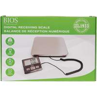Balance de r&eacute;ception num&eacute;rique, Capacit&eacute; 220 lb, Graduations 1 lb Distribution Industrielle GC