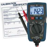 Compact Multimeter with Non-Contact Voltage and Calibration Certificate, AC/DC Voltage, AC/DC Current Distribution Industrielle GC