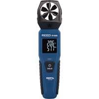 An&eacute;mom&egrave;tre &agrave; h&eacute;lices Bluetooth Smart Series, Enregistrement des donn&eacute;es, Gamme de v&eacute;locit&eacute; d'air de 0,6 - 25 m/sec/118 - 4921 pi/min/2,1 - 90 km/h/1,3 - 55,9 mi/h Distribution Industrielle GC