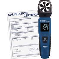 An&eacute;mom&egrave;tre &agrave; h&eacute;lices Bluetooth Smart avec certificat de calibration, Enregistrement des donn&eacute;es, Gamme de v&eacute;locit&eacute; d'air de 0,6 - 25 m/sec/118 - 4921 pi/min/2,1 - 90 km/h/1,3 - 55,9 mi/h Distribution Industrielle GC