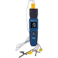 Thermom&egrave;tre &agrave; thermocouple de s&eacute;rie intelligente R1640 avec sondes pour fourneau/cong&eacute;lateur, Contact, Num&eacute;rique, 32-122°F (0-50°C) Distribution Industrielle GC