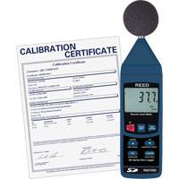 Ensemble sonom&egrave;tre &agrave; enregistrement de donn&eacute;es avec certificat de calibration Distribution Industrielle GC