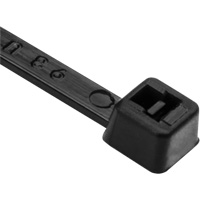 Attaches de c&acirc;ble PA66, Longueur 8", R&eacute;sistance &agrave; la traction 50 lb, Noir Distribution Industrielle GC