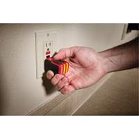 D&eacute;tecteur de tension et testeur de prise DDFT, 50 V - 1000 V, Alerte Affichage & son Distribution Industrielle GC