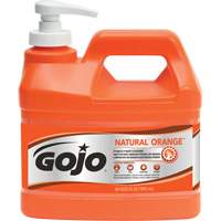 Nettoyant &agrave; mains Natural Orange, Pierre ponce, 1,89 L, Bouteille &agrave; pompe, Agrumes/Orange Distribution Industrielle GC
