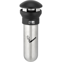 Solutions pour la gestion des m&eacute;gots de cigarettes Infinity, Montage mural, M&eacute;tal, Capacit&eacute; 0,60 gal./0,60 gal. US, Hauteur 18" Distribution Industrielle GC