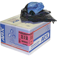 Premium Liners, 3X Strong, 42" W x 48" L, Black, 151.41 L (40 Gal.) Capacity Distribution Industrielle GC