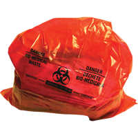 Sacs pour d&eacute;chets bio-m&eacute;dicaux Sure-Guard, Biorisque, 38" lo x 30" la, 2 mil Distribution Industrielle GC