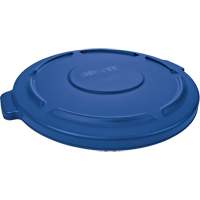 Brute&reg; Round Trash Can Top, Flat Lid, Plastic, Fits Container Size: 22-1/4" Dia. Distribution Industrielle GC