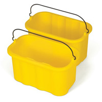 Seau porte-accessoires Executive Series, Capacit&eacute; de 2.5 gal. US (10 pintes), Jaune Distribution Industrielle GC