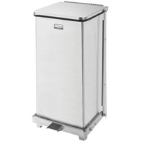 Defenders&reg; Square Step Can with Liner, Stainless Steel, 6.5 US gal. Capacity Distribution Industrielle GC
