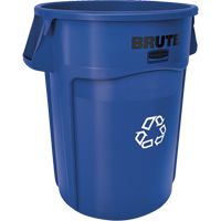 BRUTE&reg; Round Recycling Containers, Bulk, Plastic, 44 US gal. Distribution Industrielle GC