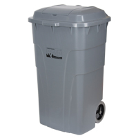 Roll Out Garbage Bin, Polyethylene, 65 US gal. Distribution Industrielle GC