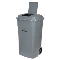 Roll Out Garbage Bin, Polyethylene, 65 US gal. Distribution Industrielle GC
