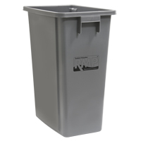 Bac &agrave; d&eacute;chets et de recyclage, Plastique, 16 gal. US Distribution Industrielle GC