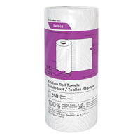 Pro Select Kitchen Towel Roll, 2 Ply, 250 Sheets/Roll, 8" W, 11" L Distribution Industrielle GC