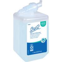 Savon moussant pour le corps et les cheveux Scott Pro, 1000 ml, Fraîcheur, Bouteille Distribution Industrielle GC
