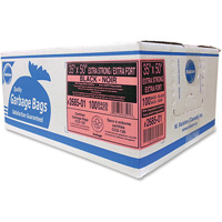 Industrial Garbage Bags, X-Strong, 50" W x 35" L, 1.17 mils, Black Distribution Industrielle GC