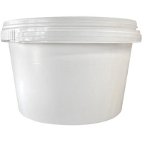 Seau avec couvercle, Plastique, 1,03 gal. Distribution Industrielle GC