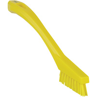Brosse &agrave; recoins, Soies Ferme, Longueur de 8", Jaune Distribution Industrielle GC