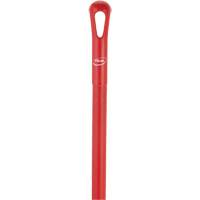 Manche ultra hygi&eacute;nique, Balai/Grattoir/Raclette, Rouge, Ergonomique, 59" lo Distribution Industrielle GC