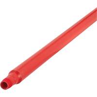 Manche ultra hygi&eacute;nique, Balai/Grattoir/Raclette, Rouge, Ergonomique, 59" lo Distribution Industrielle GC