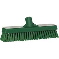 Brosse &agrave; r&eacute;curer pour planchers et murs, Crins Ferme, 12", Polyester, Vert Distribution Industrielle GC