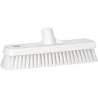 Deck & Wall Scrub Brush, Stiff Bristles, 12", Polyester, White Distribution Industrielle GC