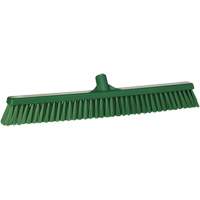 Balai-brosse &agrave; soies combin&eacute;es, Crins Cors&eacute;/Fin, 24", Polyester, Vert Distribution Industrielle GC