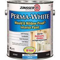 Peinture int&eacute;rieure Mold & Mildew-Proof Perma-White, 3,78 L, Gallon, Blanc Distribution Industrielle GC