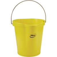 Food Hygiene Bucket, Yellow, 3 US gal. Distribution Industrielle GC