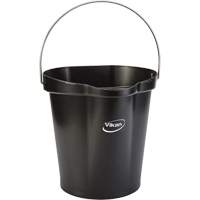Food Hygiene Bucket, Black, 3 US gal. Distribution Industrielle GC