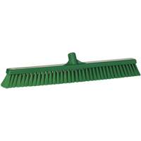T&ecirc;te de balai-brosse pour petites particules, Crins Fin, 24", Polyester, Vert Distribution Industrielle GC