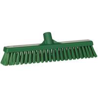 T&ecirc;te de balai-brosse &agrave; soies combin&eacute;es, Crins Cors&eacute;/Fin, 16-1/2", Polyester, Vert Distribution Industrielle GC