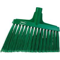 T&ecirc;te de balai oblique, Crins &agrave; bout ouvrant, 11-1/2", Polyester, Vert Distribution Industrielle GC