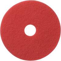 Floor Pads, 12", Buffing, Red Distribution Industrielle GC