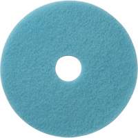 Luster Lite Floor Pads, 19", Burnishing, Light Blue Distribution Industrielle GC