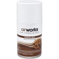 AirWorks&reg; Metered Air Fresheners, Cinnamon Spice, Aerosol Can Distribution Industrielle GC