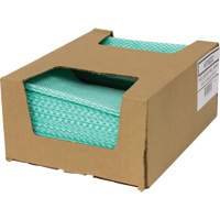 Chiffons de choix pour comptoir SaniWorks, Vert/Blanc Distribution Industrielle GC
