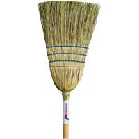 Balai de paille robuste, Trois cordes, Manche Bois Distribution Industrielle GC